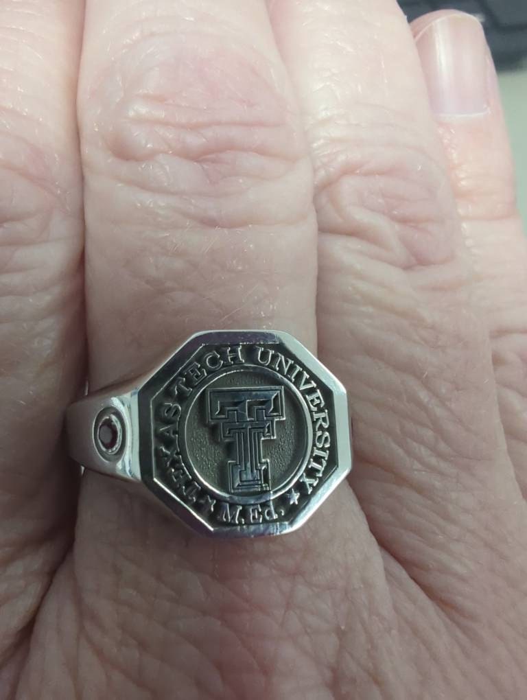 Personalized Graduation Ring with Name Birthstone, Custom Jewelry, College Ring, University Class Ring, Graduation Gift