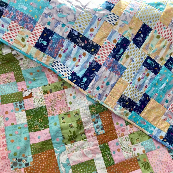 Scrappy Tiles - Digital Pdf Quilt Pattern - Layer Cake and Scrap ...