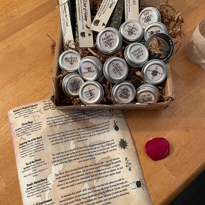 D&D Tea Variety Pack Potion Tube Sampler Loose Leaf Tea - Etsy