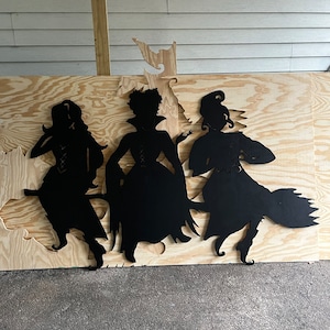 4ft Sanderson Sisters/hocus Pocus Witches Template When Made. Printable ...