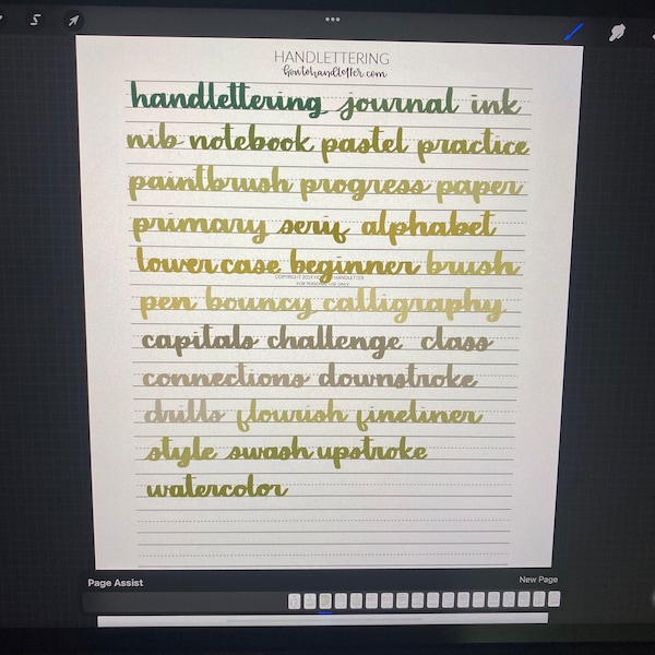 THE ELOISE: Printable Handlettering Worksheets (PDF File Only) From How ...