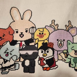 KPOP EN-H22 ENHYPEN Emojis Group Cross Stitch Pattern - Etsy