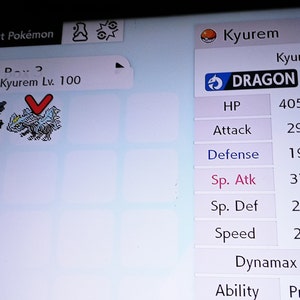 RESHIRAM ZEKROM KYUREM Shiny 6IV Bundle / Pokemon Sword 