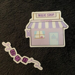 BTS Magic Shop Glossy Vinyl Sticker - Etsy