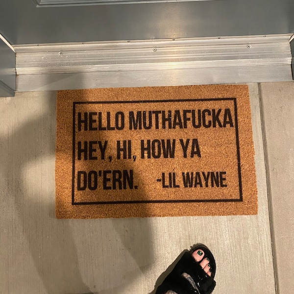 Lil Wayne Welcome Mat