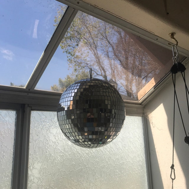 Disco Ball for Bedroom, Dorm or Party. Hang From Ceiling Christmas Present  New Years Christmas Gift Birthday Gift Party Decor Mirror 8 6 