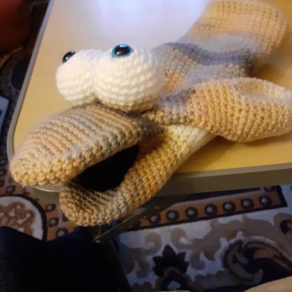 Sock Snake Pattern Snake Sock Puppet Crochet Pattern ***PATTERN ONLY*** - Etsy