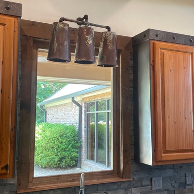 Rustic Vintage Chicken Brooder 34 Disk Drop Light - Etsy