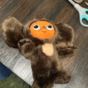Cheburashka and Crocodile Gena Plush , Vintage Soft Doll USSR, Old
