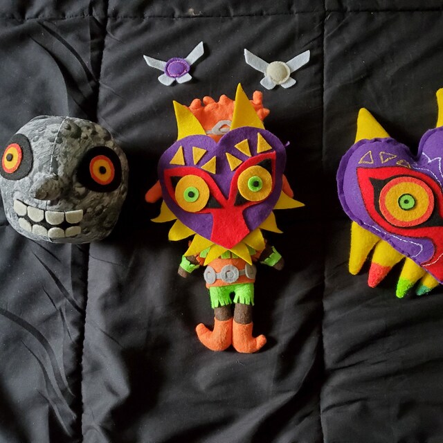 The Legend of Zelda Skull Kid Inspired Plush Chibi Kawaii Cute