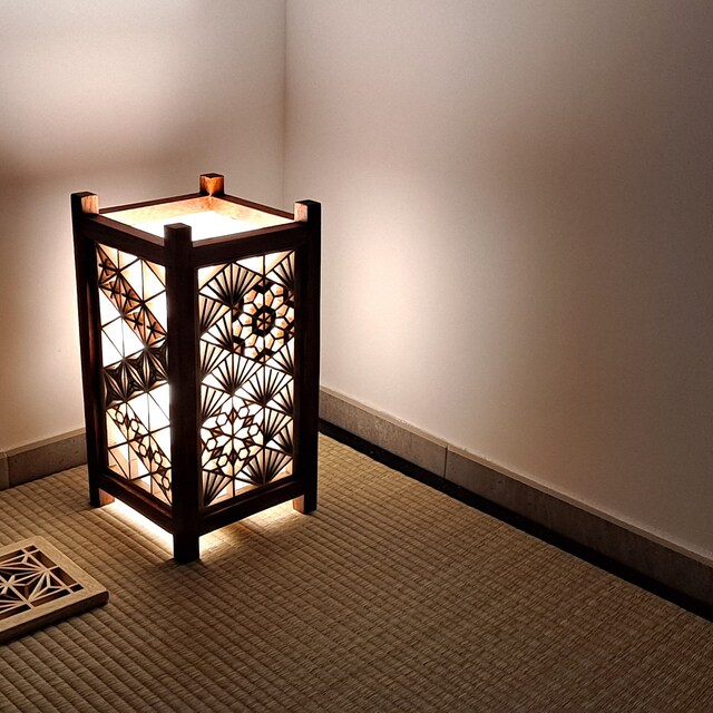 Kumiko Lantern Made of Reclaimed Wood - Etsy