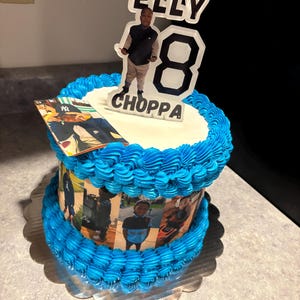 Edible Picture Strips for the sides of a cake. Photo film strips frosting sheet, Photograph Strip for Heart Cake, Custom Pictures No Cutting