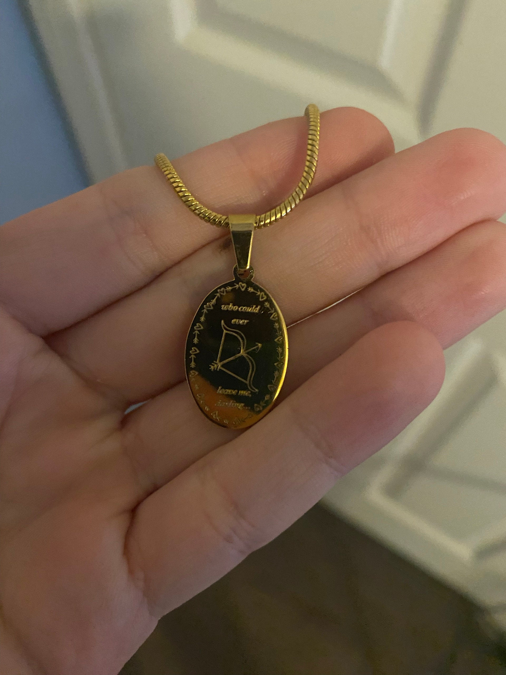 archer necklace double sided | waterproof & won’t tarnish