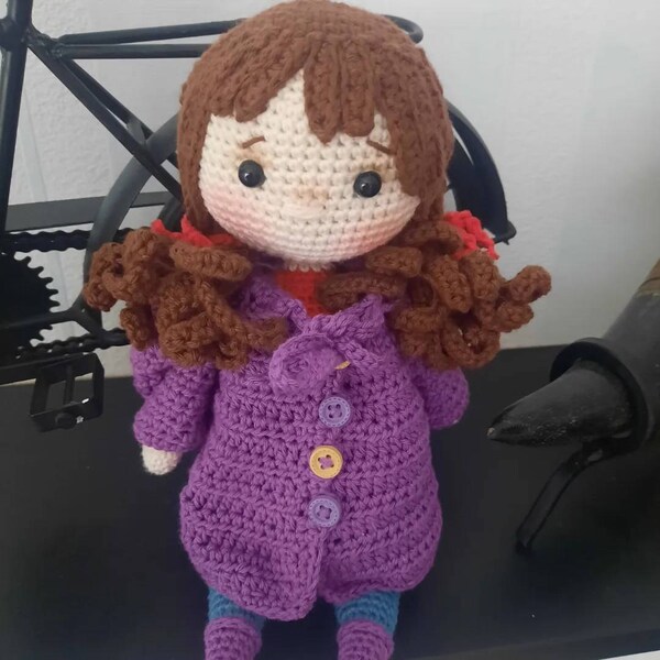 Coraline Doll Crochet Pattern. Amigurumi Coraline Pattern. PDF. English ...