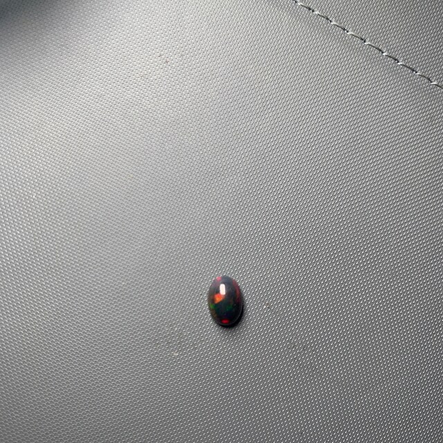 Opale Etiope Blu Nero Naturale Di Prima Qualità, Arcobaleno, Fuoco - Foto 6