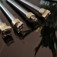 Produktbild von DandS Ltd Lederstempelwerkzeug, Korbgeflecht, Professionelles