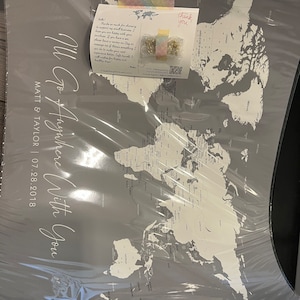 Taylor added a photo of their purchase