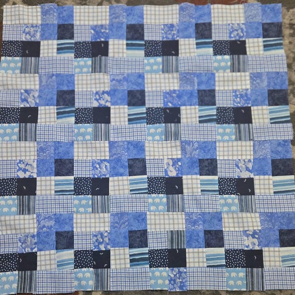 Four in a Row Baby Quilt Pattern - Etsy
