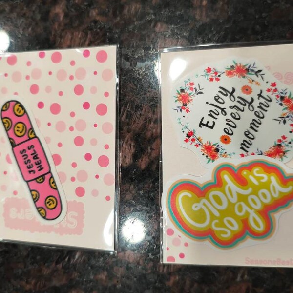 Christian Sticker Child of God Sticker Bible Verse Sticker Pink ...