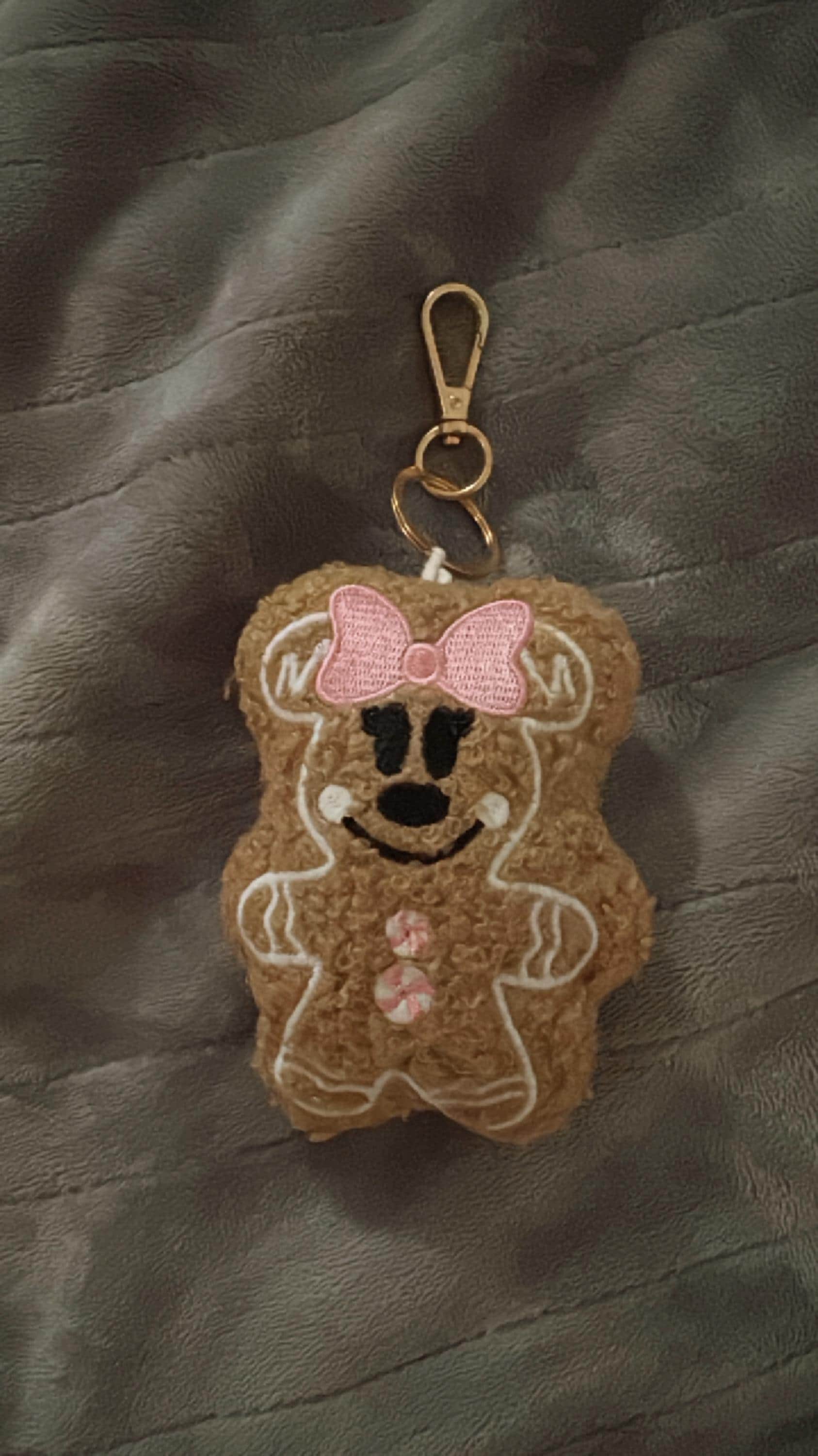 Pink gingy keychain - READY TO SHIP