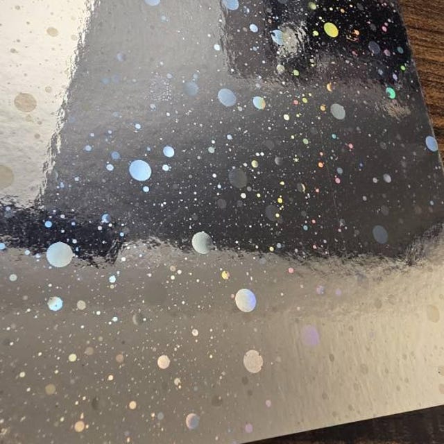 Galaxy Holographic Foil Paper: Cosmos Pattern Cardstock (10x13