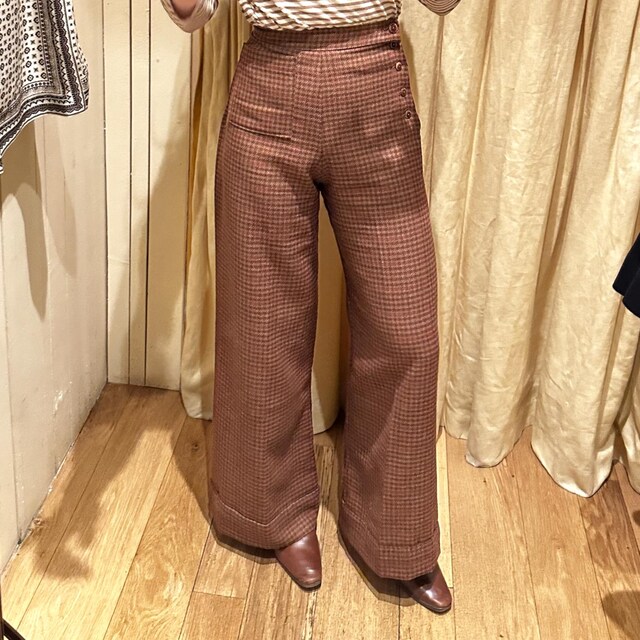 パンツ vintage pattern wide slacks Wide Leg Pants Sewing Pattern: Vintage Style, Plus Sizes