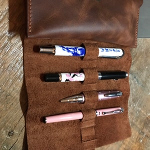 Roll up pen case (handmade) D – Handwritmic