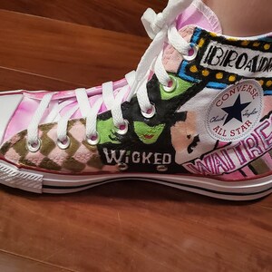 Custom Broadway Show Converse Etsy