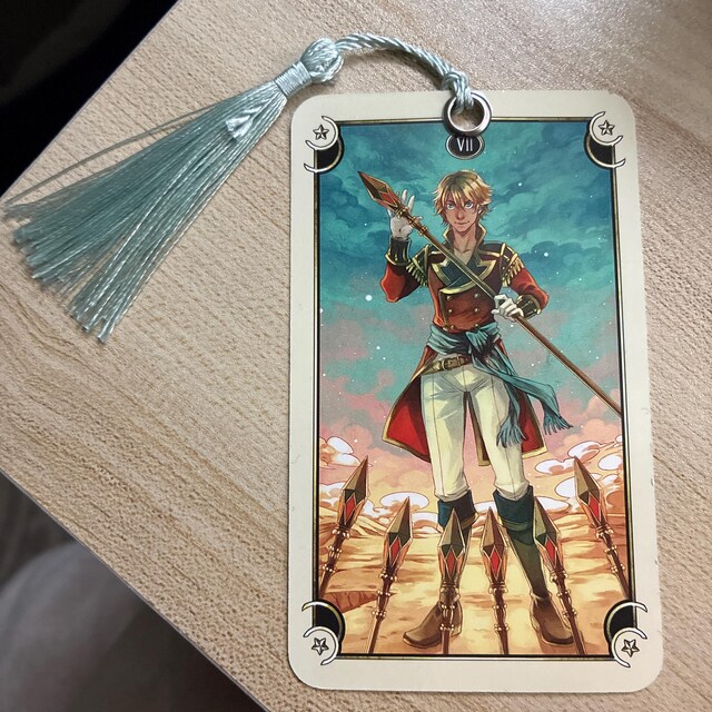 Intuitively Chosen Mystical Manga Tarot Bookmark, Manga, Fantasy