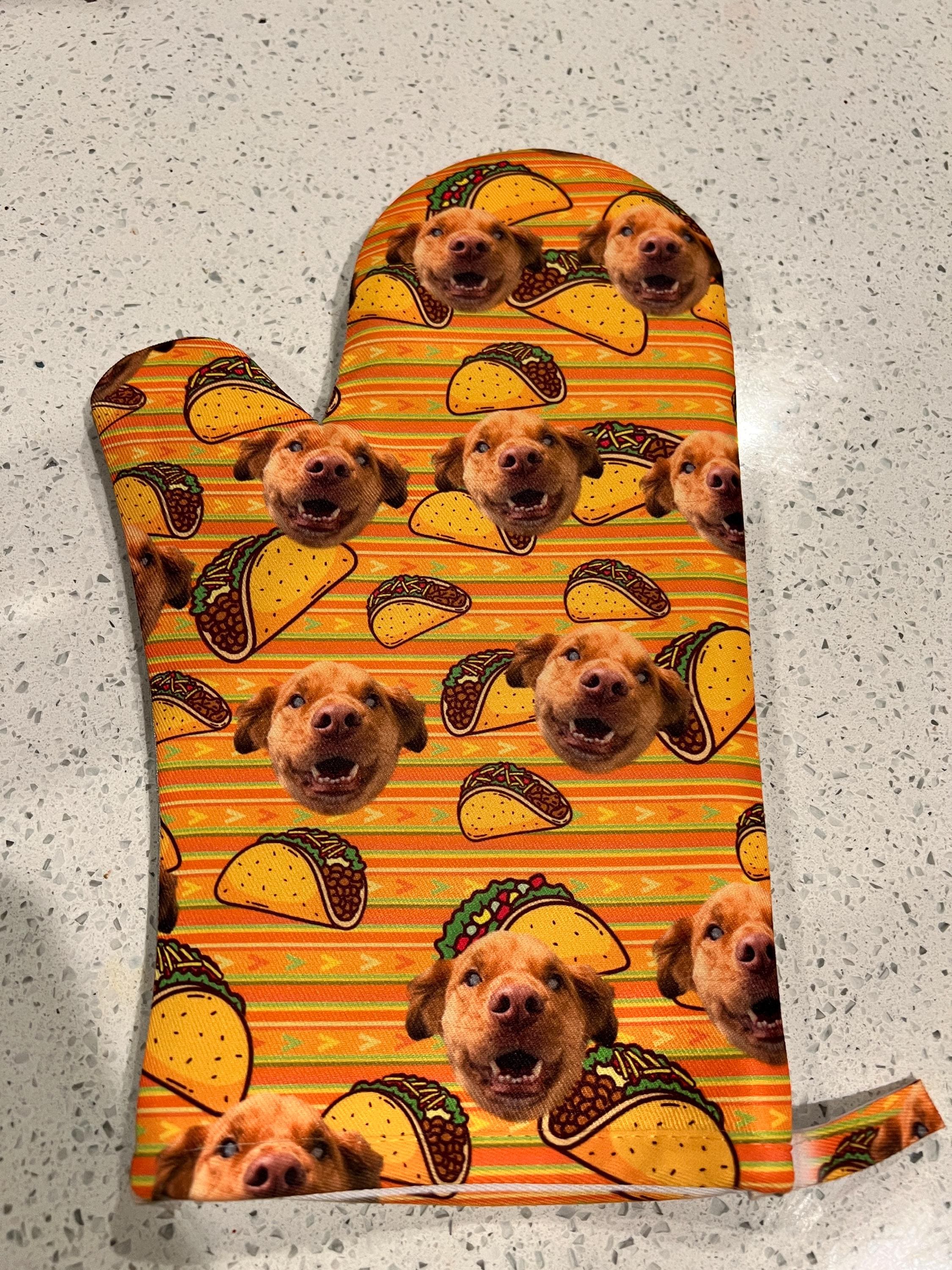 Customized Dog Mitt - Put Your Cute Dog on Custom Oven Mitts, Dog Lovers, Dog GIft, Dog Personalized, Dog Gift Socks, Christmas Gift