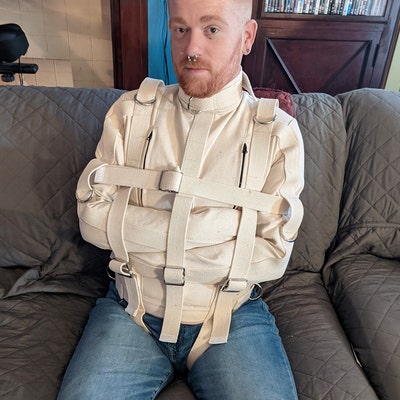 Heavy Duty Straitjacket Central or Sides Crotch Strap / Restraining ...
