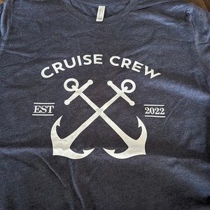 Custom Cruise Crew T-shirt Summer Vacation Shirt Family - Etsy