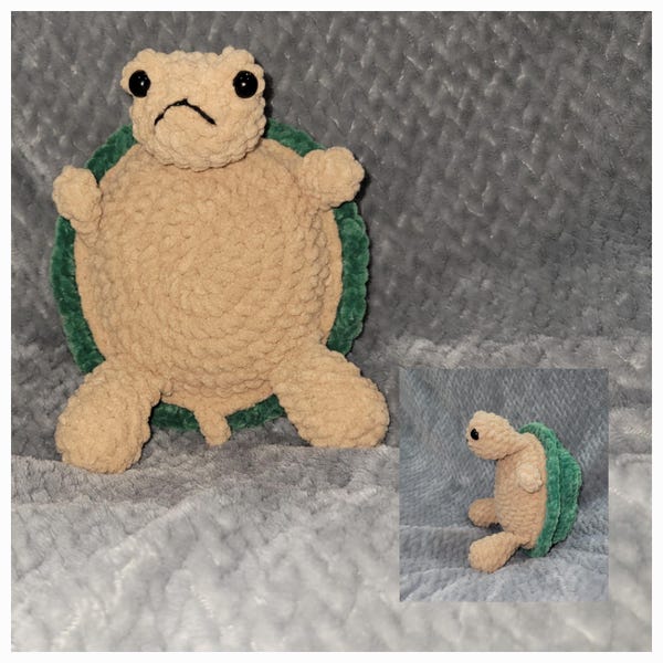 Grumpy Turtle Crochet Pattern PDF Download - Etsy