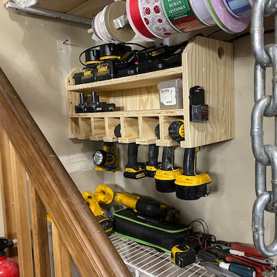 Drill Storage / Charging Station for Drills, Drivers, Other Battery ...