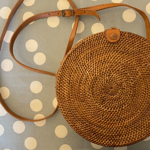 Madewell store rattan bag