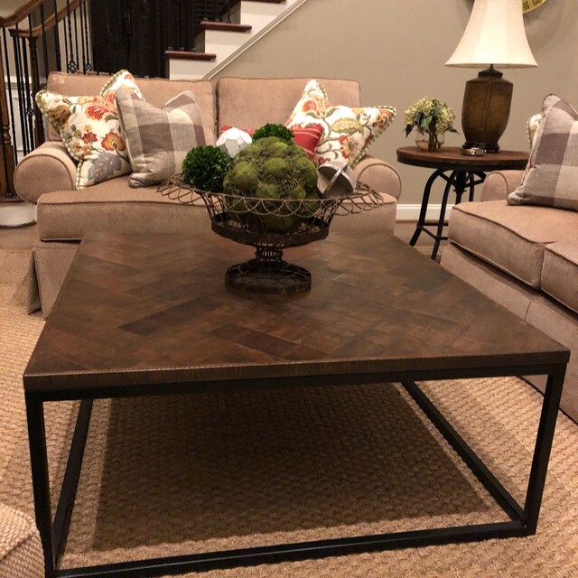 Salvaged Butcher Block Coffee Table | Etsy