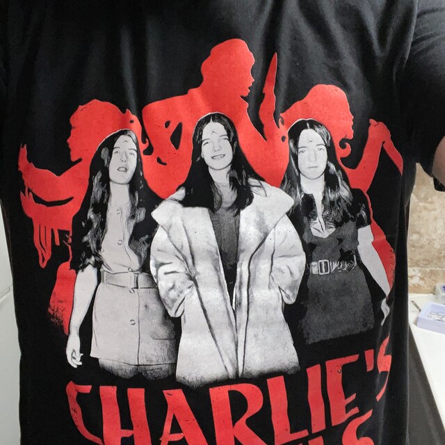 Charles Manson Charlie's Angels tシャツ　XL Amazon.com: Death Is Coming Charlies Angels - T-Shirt (Small