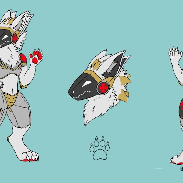 Protogen Reference Sheet Base - Etsy