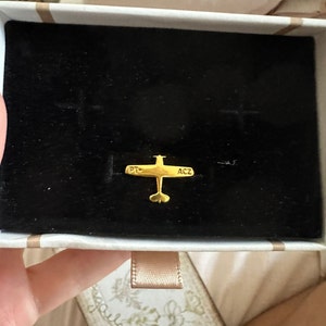 Customer photo, Airplane Lapel Pin