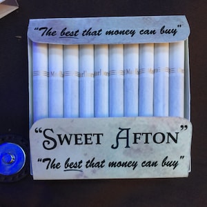 sweet afton cigarettes buy online Indiana Jones Raiders of the Lost Ark Marion Ravenwood Sweet Afton Cigarette  Box Replica Prop Harrison Ford Belloq Last Crusade