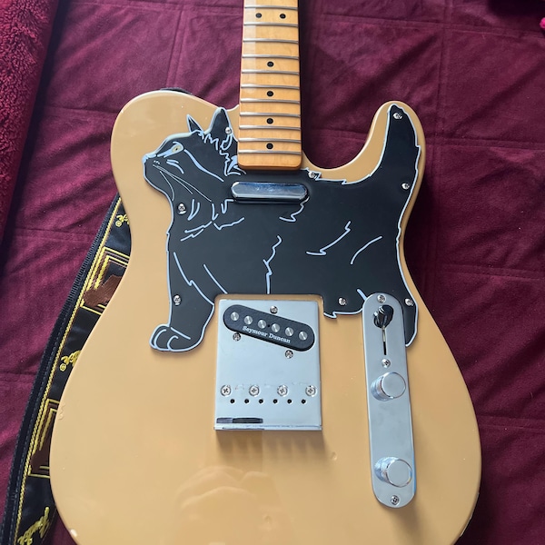 Telecaster Cat Pickguard, 