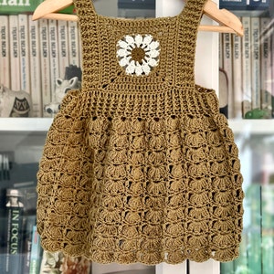 Crochet Dress PATTERN Granny Dress sizes up to 8 Years - Etsy