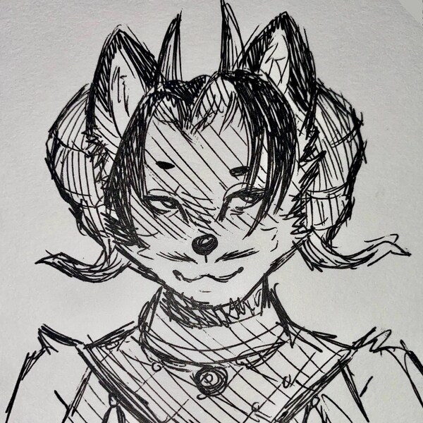 One Dollar Furry Sketch Headshot Commissions! - Etsy