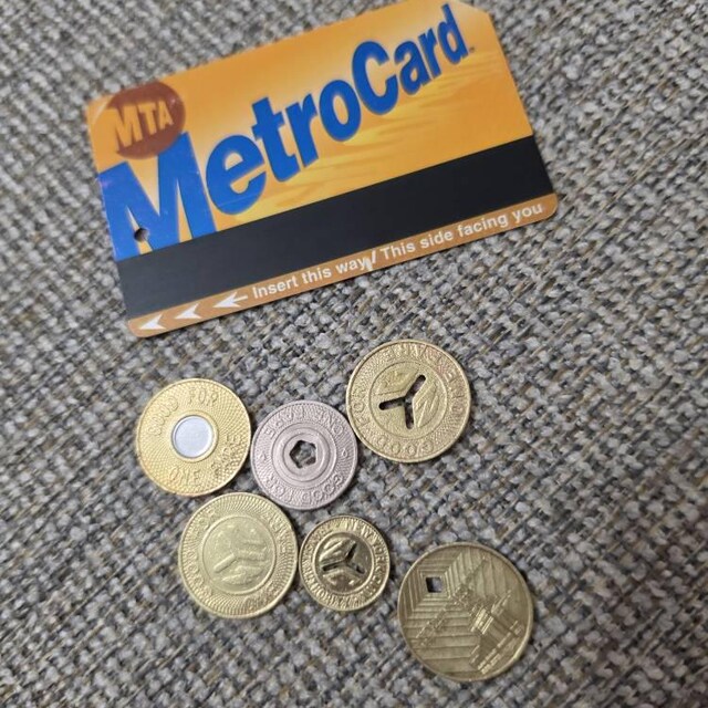 Complete Set of 6 NYC Subway Tokens NYCTA MTA New York City