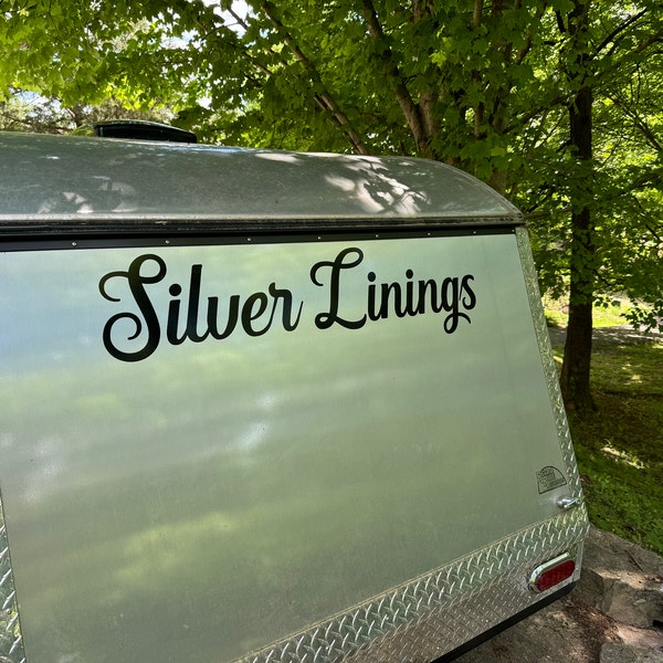 2) Custom Boat Name Vinyl Lettering Decal Sticker 1 Shadow Color La - Foto 10