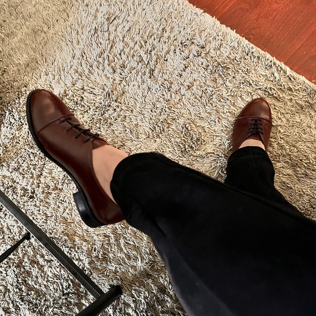 Gatsby Cognac Leather Breathable lace Up - 71 Gatsby: Women main image 4