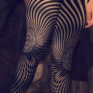 Psychedelic Print Pattern Women Leggings