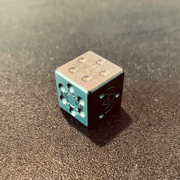 thumbnail image 2 of Premium High-Grade Titanium Dice – Precision-Crafted, Sold Individually (Made In USA) 2 of 4