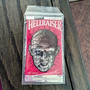 Hellraiser Pack of Cards Pinhead Horror Movie Cards 1992 Scary