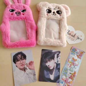 K-pop Stray Kids Skzoo,plush, Fluffy and Cute Photo Holder Felix